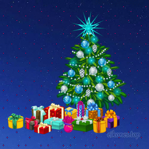 Κινούμενες Εικόνες Τοπ-Χριστουγεννιάτικο δέντρο!