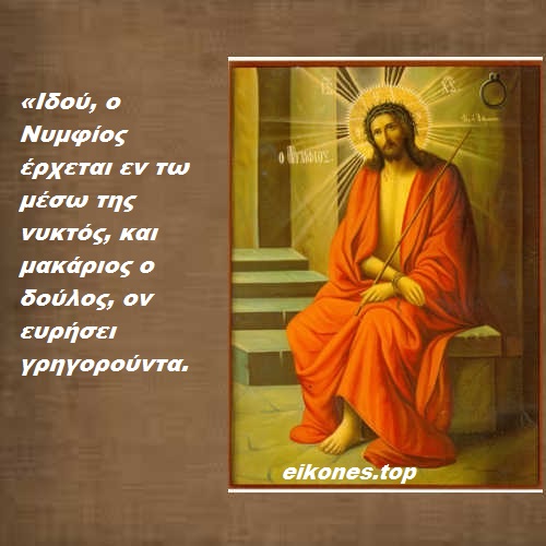 Read more about the article Κυριακή των Βαΐων-Ακολουθία του Νυμφίου(εικόνες)